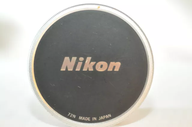 Nikon 72N 72mm lens front metal cap for Nikkor ED 180mm f/2.8 AIS UD 20mm  lens