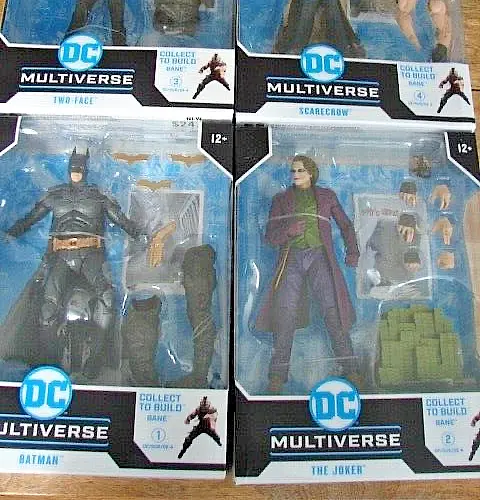 Mcfarlane DC Multiverse Batman The Dark Knight BAF Bane * JOKER Heath Ledger