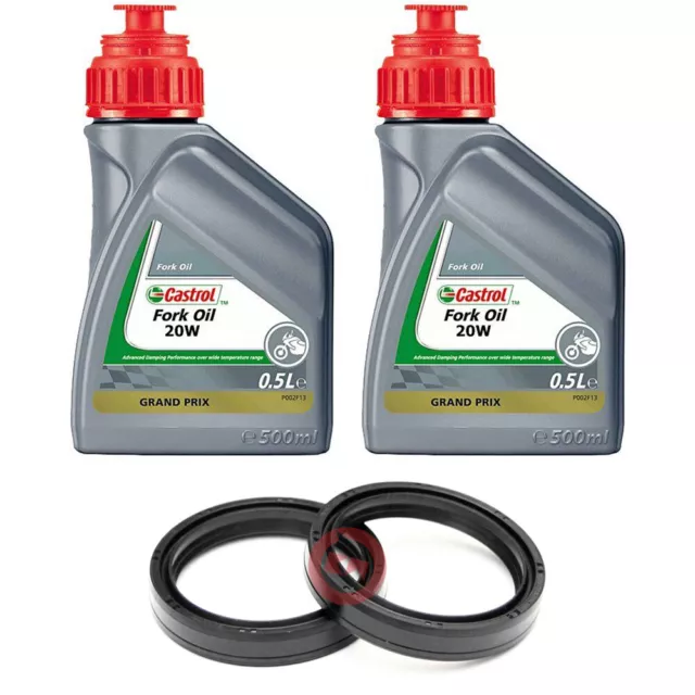 OLIO CASTROL 20W PARAOLI FORCELLA 41x53x8/10,5 per SUZUKI BURGMAN 400 99-2006