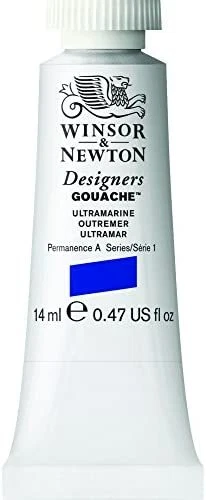 Winsor and Newton Designer Gouache 14 ml ultramarino, serie 1