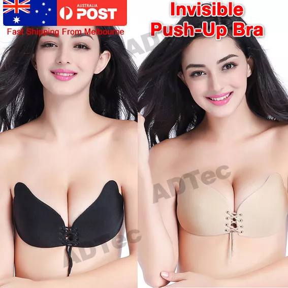 Silicone Self Adhesive Stick On Gel Push Up Strapless Invisible Bra Backless