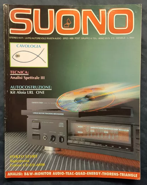 Rivista Suono-Hi-Fi-Anno 1991-N. 215 - Alta Fedelta'-Vedere Indice