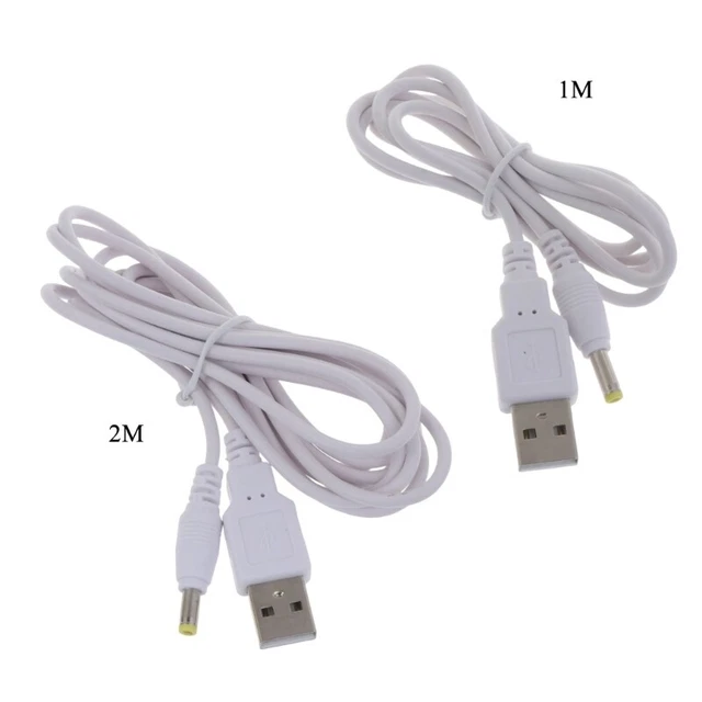 USB to  4.0x1.7mm Barrel Jack Power Cable Plugs Power Cord for USB Lights