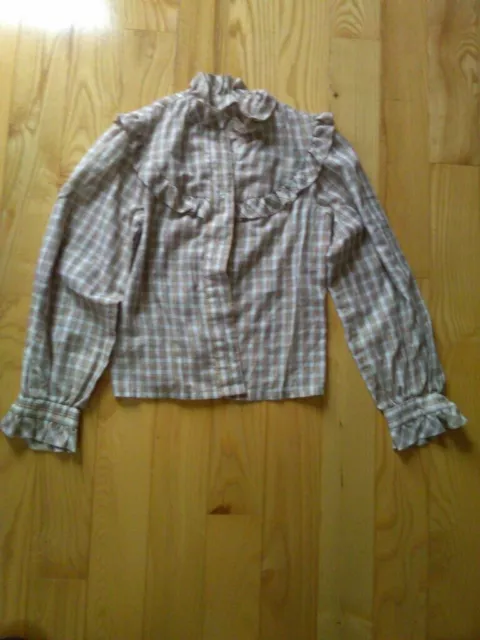 vintage girls youth blouse size 4/5