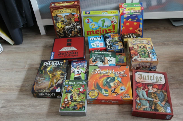 Spielepaket Sammlung Konvolut bestehend aus 15 tollen Spielen für die ganze Fami