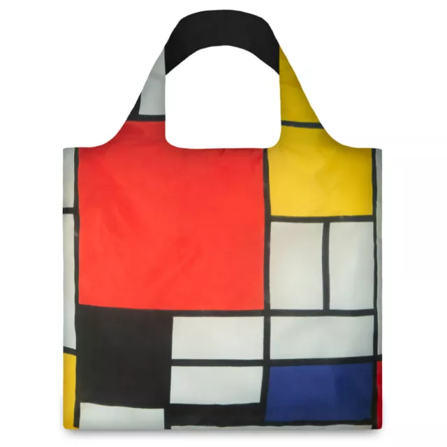 NEW LOQI Museum Collection Mondrian Reusable Bag