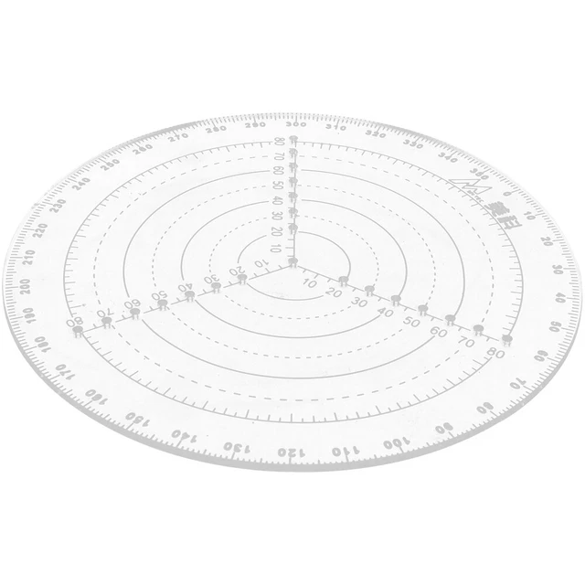 cercle modèle de centrage de centrage de règle centre de travail du bois de