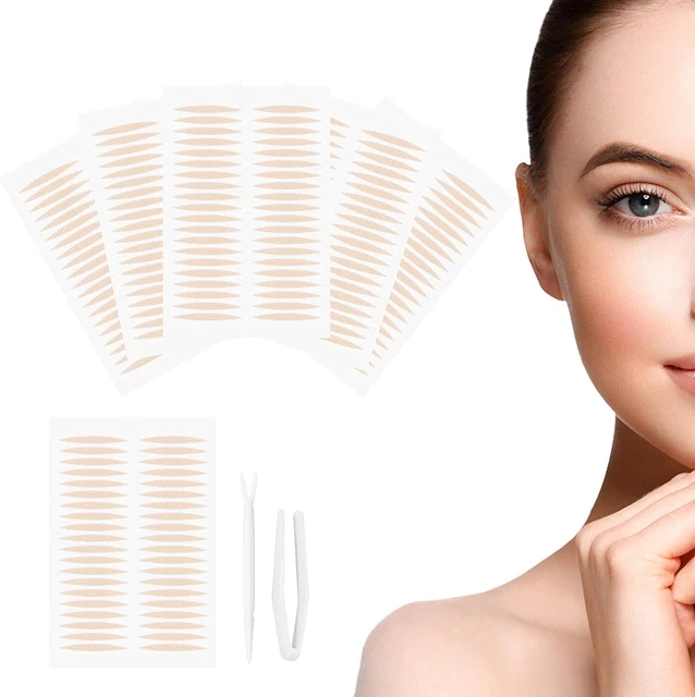 2400 Stück unsichtbare Faser Doppelaugenlid Band Instant Lift Doppelaugenlid Stick