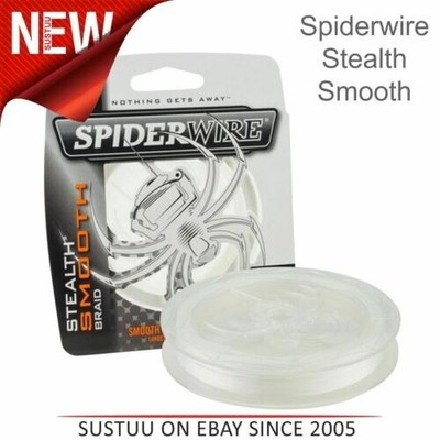 Spiderwire Spiderwire Stealth Liscio 8 Treccia Pesca Linea │ Traslucido │ 300M │ 0.14mm A 