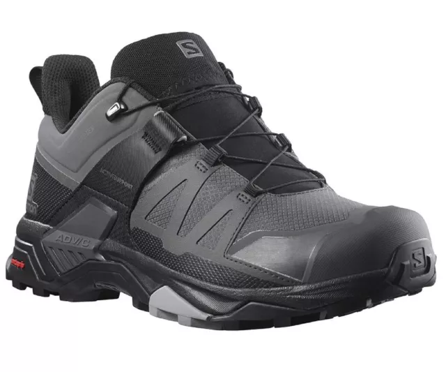 Salomon Herren X Ultra GTX Gore-Tex Wanderhalbschuhe, Magnet Black Monument