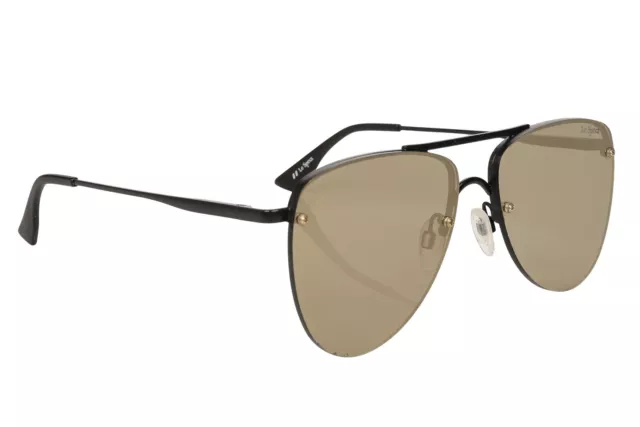 Le Specs Men's The Prince Sunglasses, Matte Black/Gold Revo Mirror, One Size 2