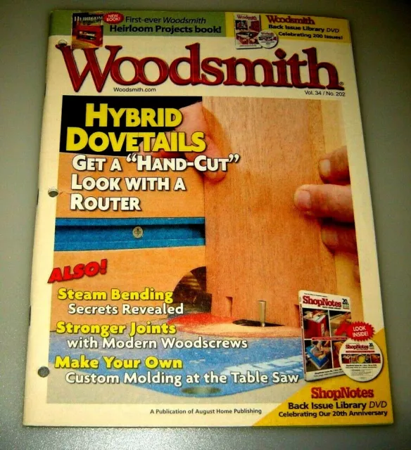 Woodsmith Woodworking Magazine Vol 34 / no 202