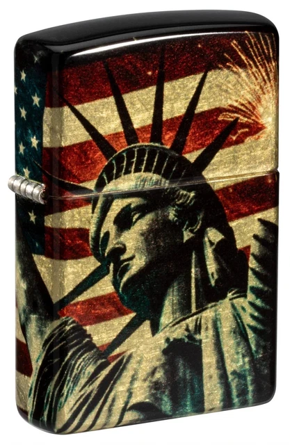 Zippo Statue Of Liberty 24822 - Last Few In Stock Highly Collectible - Free Ship