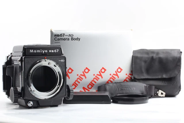【 Near Mint++ in BOX 】 MAMIYA RB67 Pro SD Body + 120 Film Back From JAPAN #1140