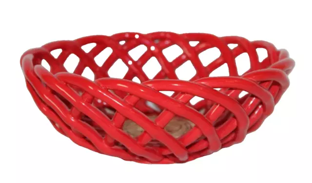 Lovely Espana Lifestyle Hot’N’Cold 7” Bread Basket Bright Red - WRC