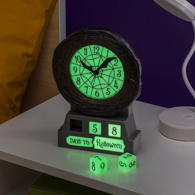 NIGHTMARE BEFORE CHRISTMAS Countdown Alarm Clock Halloween Bedroom