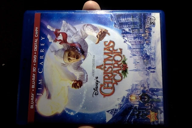 DISNEY / CHRISTMAS Carol / Jim Carrey / Blu-Ray, 3D, Dvd / Holiday Set / Carrey $11.63 - PicClick