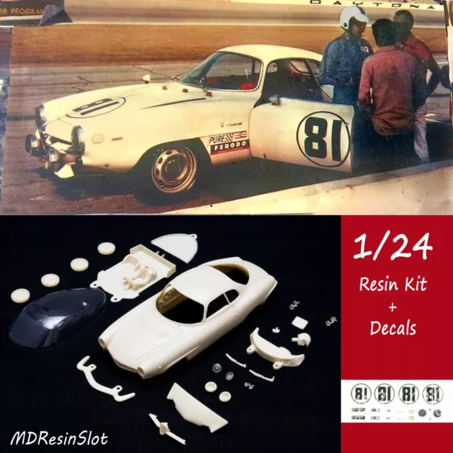 1/24 Alfa Romeo Giulia SS Sprint Speciale 24 h Daytona body kit Slot + Decals