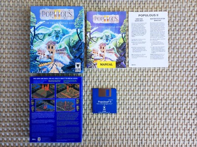 Populous by CTO/Electronic Arts x Commodore Amiga Italiano 4006 