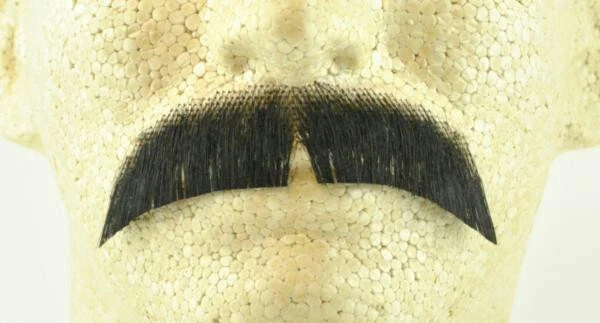 Black 100% Human Hair Hippie Bandit 70s Basic Character Mustache 2015