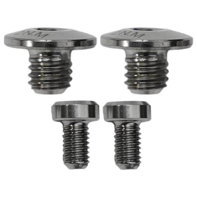 Lot De 2 Paires De Vis En Titane Pour Vélo - M10x1.25mm Et M6x16mm - Pour Selle, Potence, Freins