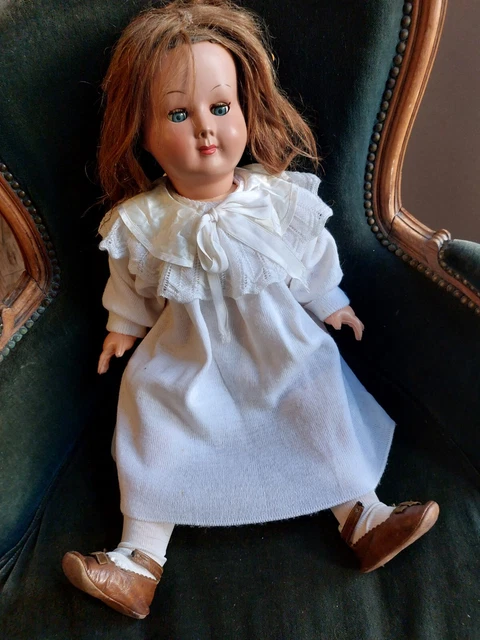 Poupée ancienne française SGDG années 50 à restaurer collecteur-déco - Collection