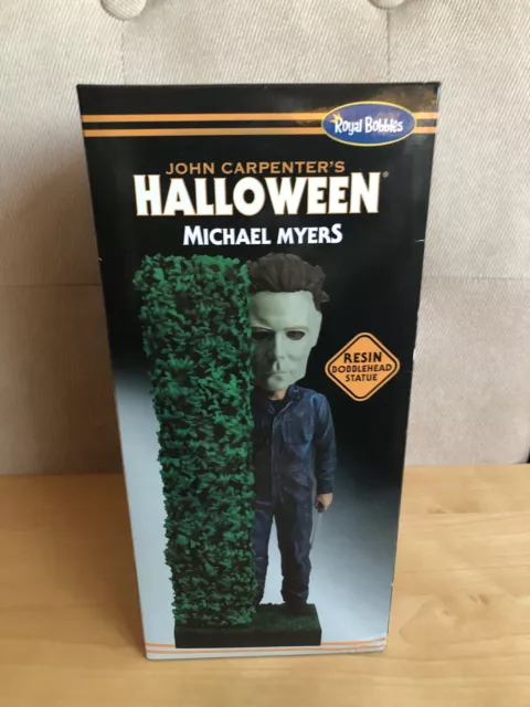 Michael Myers Hedges HALLOWEEN Royal Bobbles Bobblehead Statue Exclusive! NIB