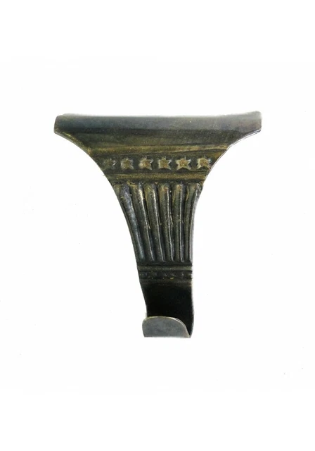 Victorian Picture Rail Hooks in Bronze Finish 10 pc