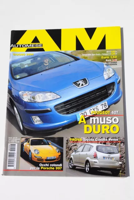 Auto Mese - Giugno 2004 - Anno 16 Xvi - Rivista Magazine Mensile Automobilismo