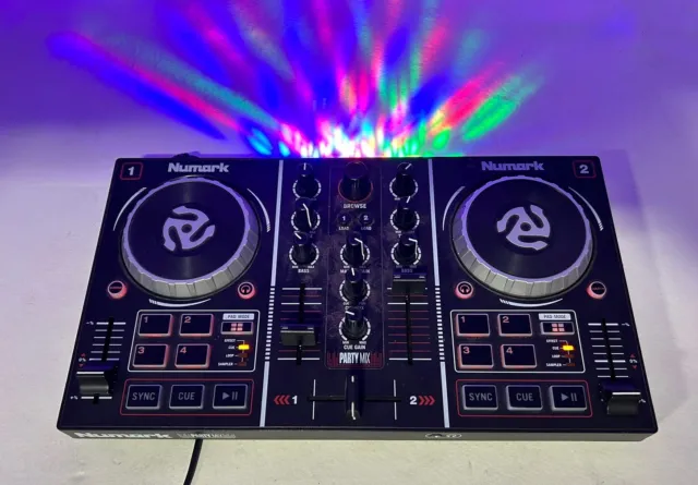 Numark Party Mix DJ Controller with Built-in Lights