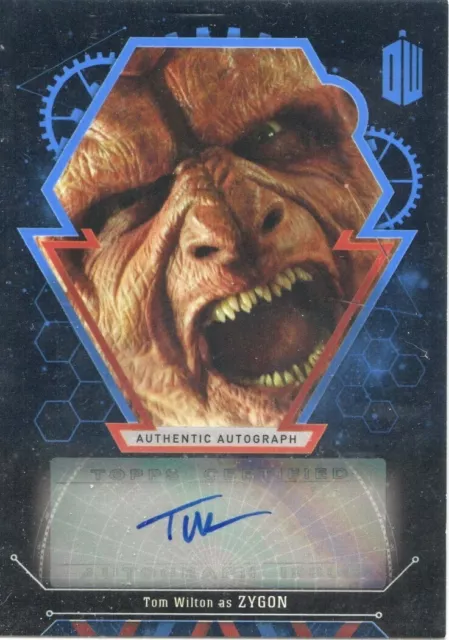 TOM WILTON Autograph card #1/25- DOCTOR WHO Extraterrestrial Encounters