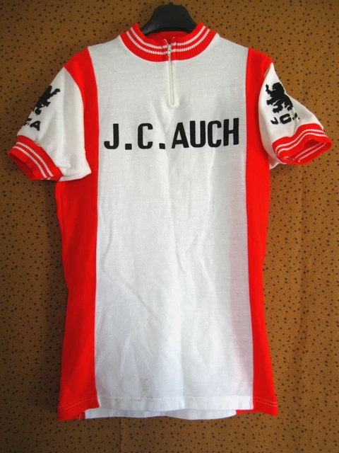 Maillot Cycliste Vintage Crylor Dinard Velo Club – Années 70, Acrylique, Taille M