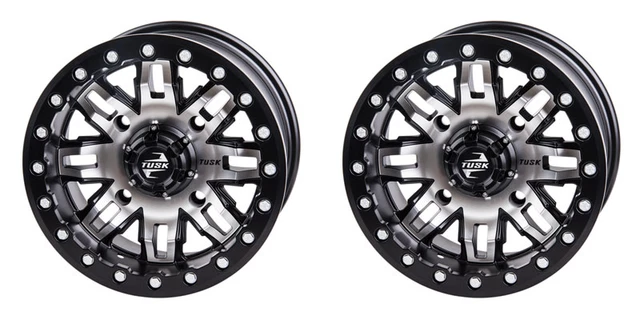 (2 Pack) 4/156 Tusk Teton Beadlock Wheel For POLARIS RZR 570 Trail 2022
