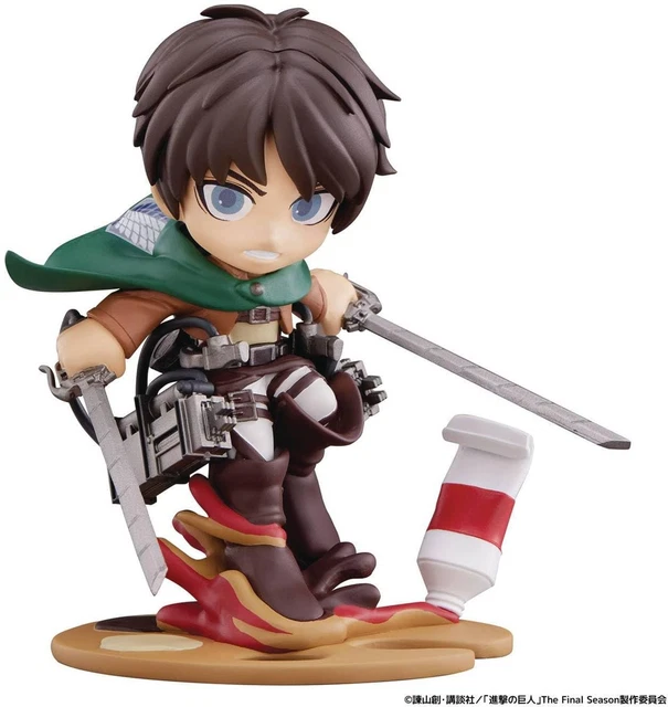 Figurine Eren Jager (L'Attaque Des Titans) - Statue PVC 30 Cm Avec Carton (neuve)