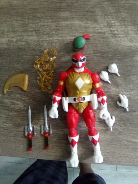 RAPHAEL RED RANGER Power Rangers X TMNT Ninja Turtles Lightning Morphed NO TOMMY