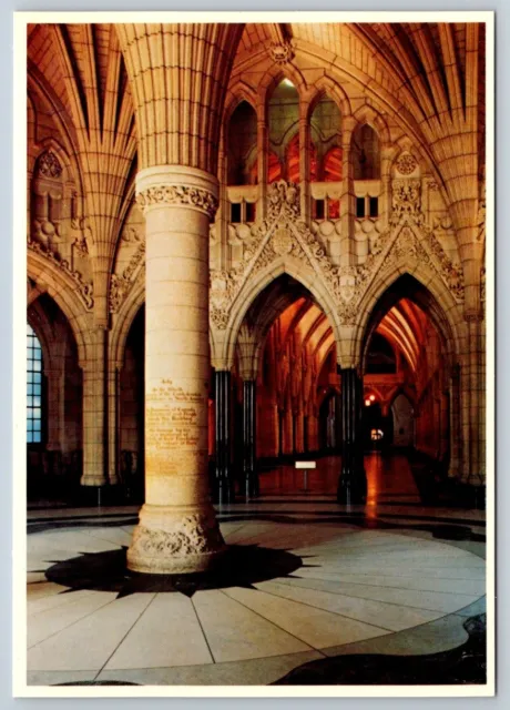 Confederation Hall, Centre Block, House Of Parliament, Ottawa Canada Postcard