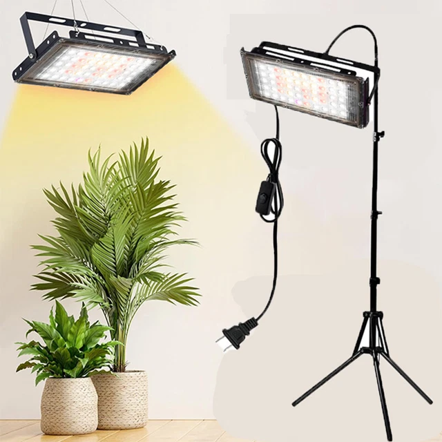 LED GROW LIGHT for Indoor Plants with Stand UV& Full Spectrum Halo