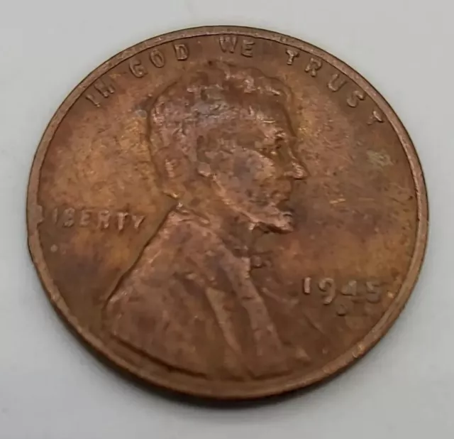 RARE 1944 Lincoln Wheat Penny No Mint One Cent Coin Rim Error “L” In Liberty