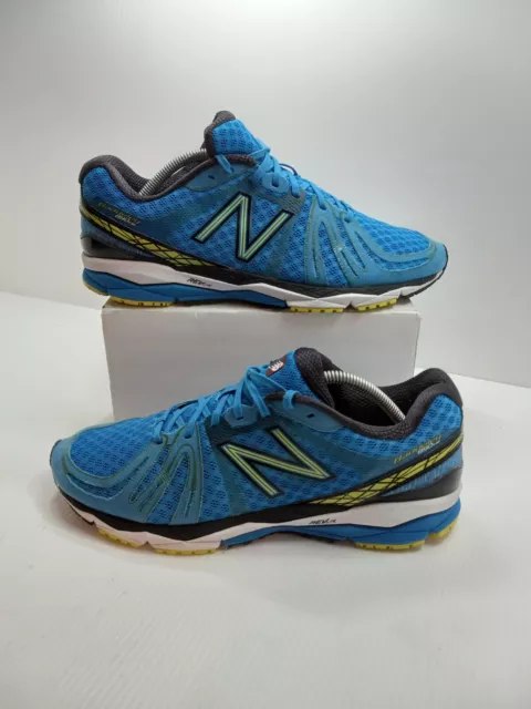 New Balance Mens 10.5 Baddeley 890 V2 Blue Athletic Sneakers