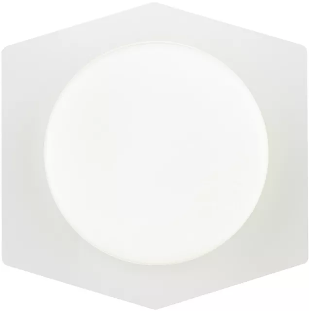 Weiß Opal Moderne Wand und Deckenleuchte 3000K 1020lm 1x9W/LED IP20 20x20 [cm]