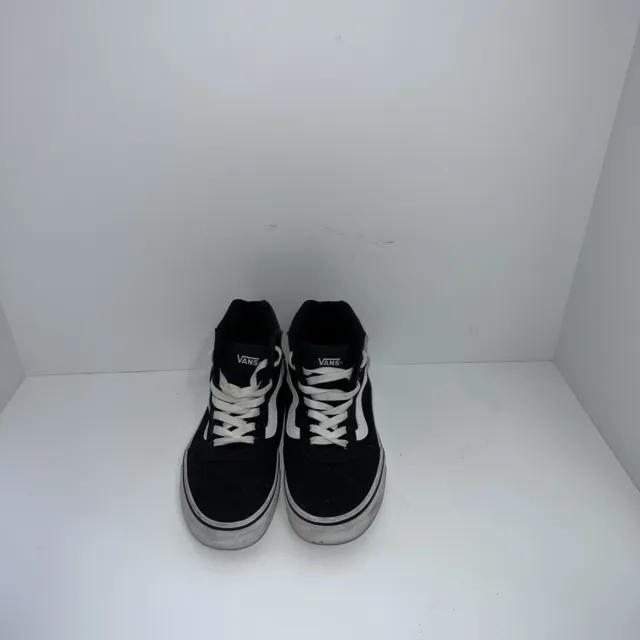 Vans Sk8-Hi Sneakers Women's Size 6.5 Black White Canvas Skate Shoe