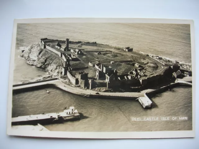 Isle of Man – Peel Castle. Near Port Erin, Castletown, Douglas etc. Airviews Ltd