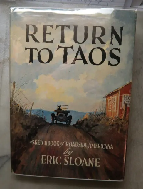 Return to Taos Sketchbook of Roadside Americana, Sloane, 1960 *Vg/Vg*