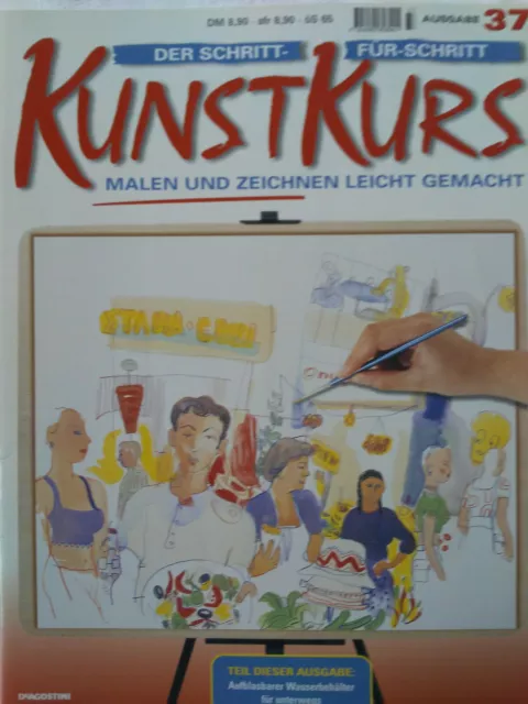 Ausgabe 37, Der Schritt-für-Schritt Kunstkurs, Malen und Zeichnen leicht gemacht