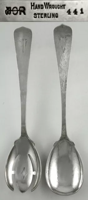 Sterling Randahl 'Ex Kalo shop' Handwrought salad set - Spade bowl design