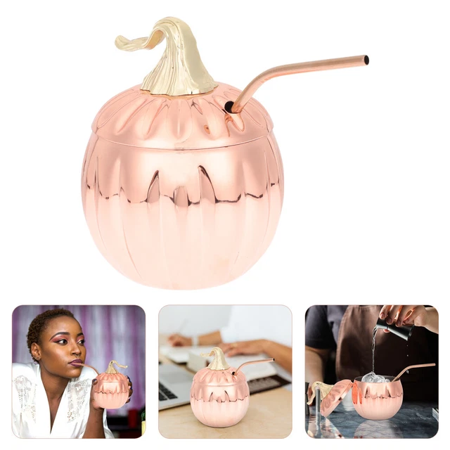 Vaso de vino de Halloween vítores copa de vino tazas de calabaza tapa