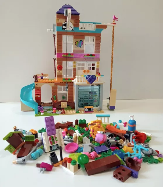 Juguete Construcción: Lego Friends Casa Con Elevador Y Trampolin