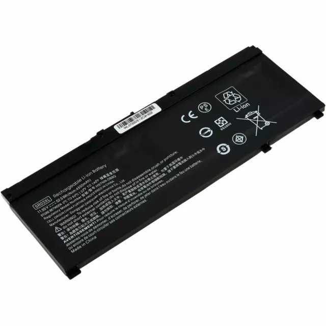 Akku für Laptop HP Pavilion 15-cx Serie 11,55V 4500mAh/52,5Wh Li-Ion Schwarz