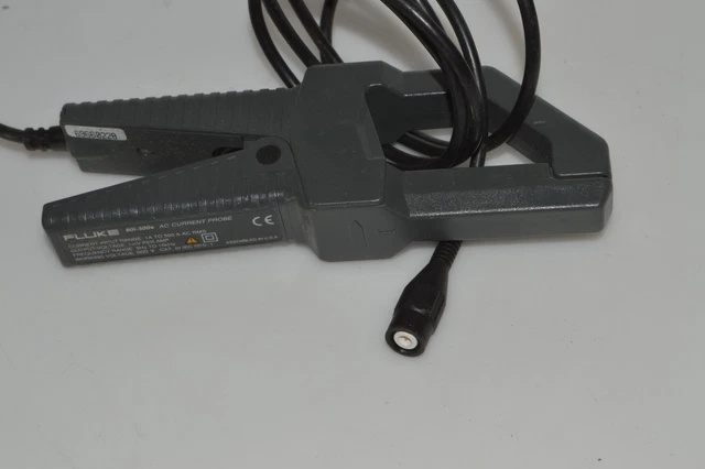 *TC* Fluke 80i-500s AC Current Probe Clamp 1A - 500A 5Hz - 10kHz 600 V (BDW78)