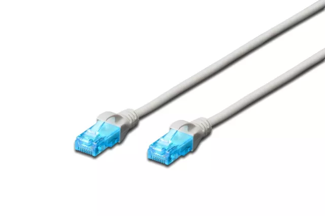 Digitus LAN Cable Cat 5e - 3 m - RJ45 Network Cable - U/UTP Unshielded - Compati
